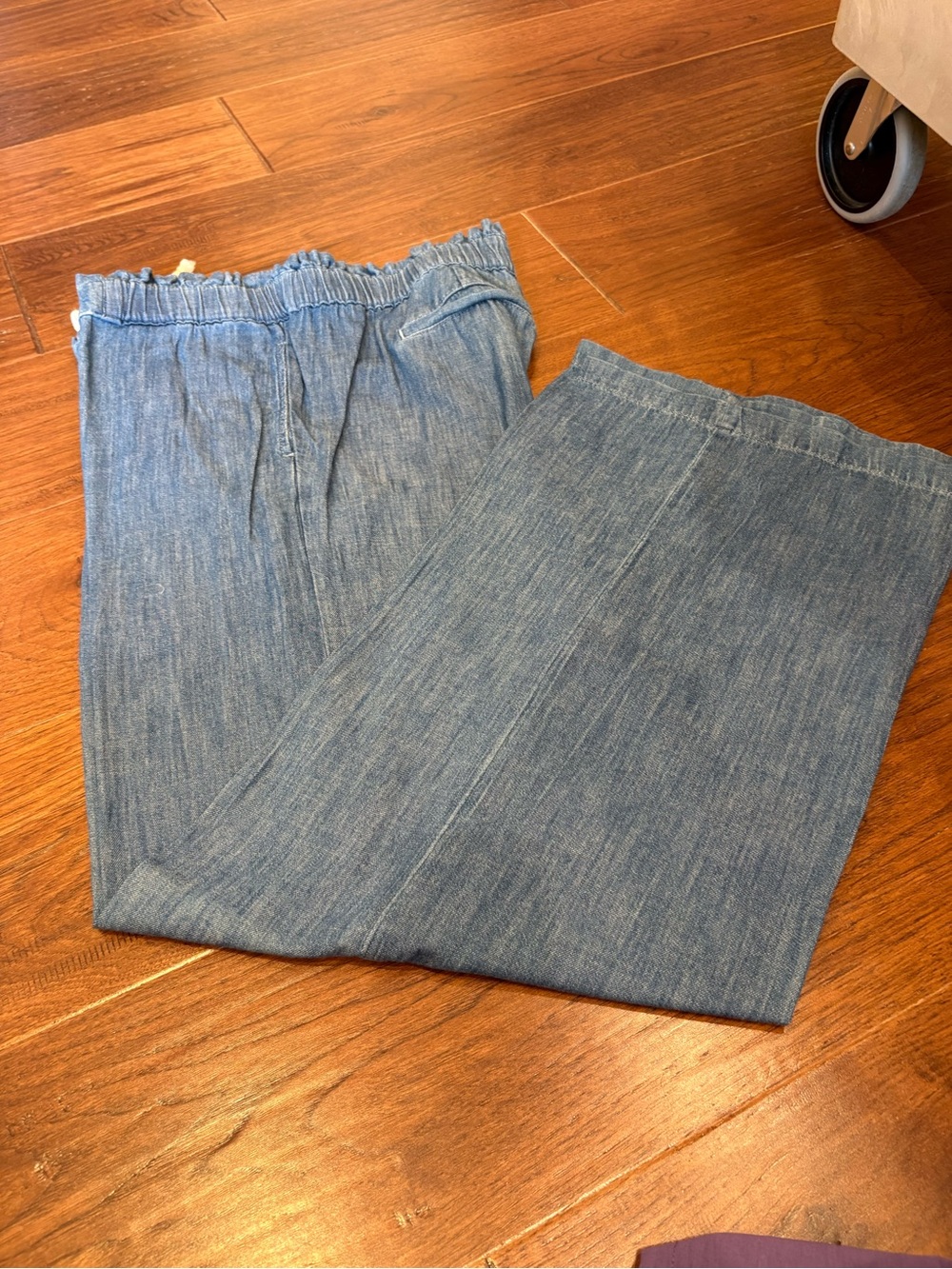 NYDJ Blue Relaxed Pull-On Jeans